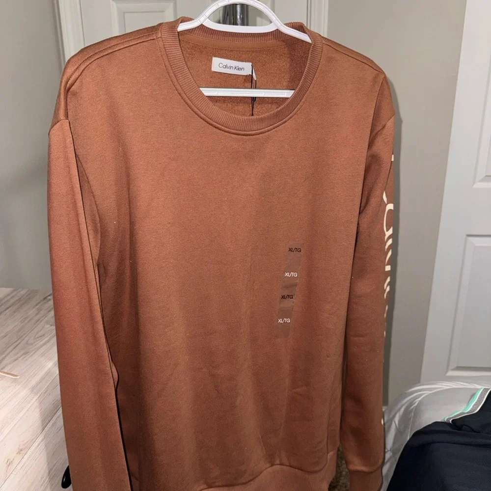 Calvin Klein Jeans Black Crewneck with Camo CK Logo